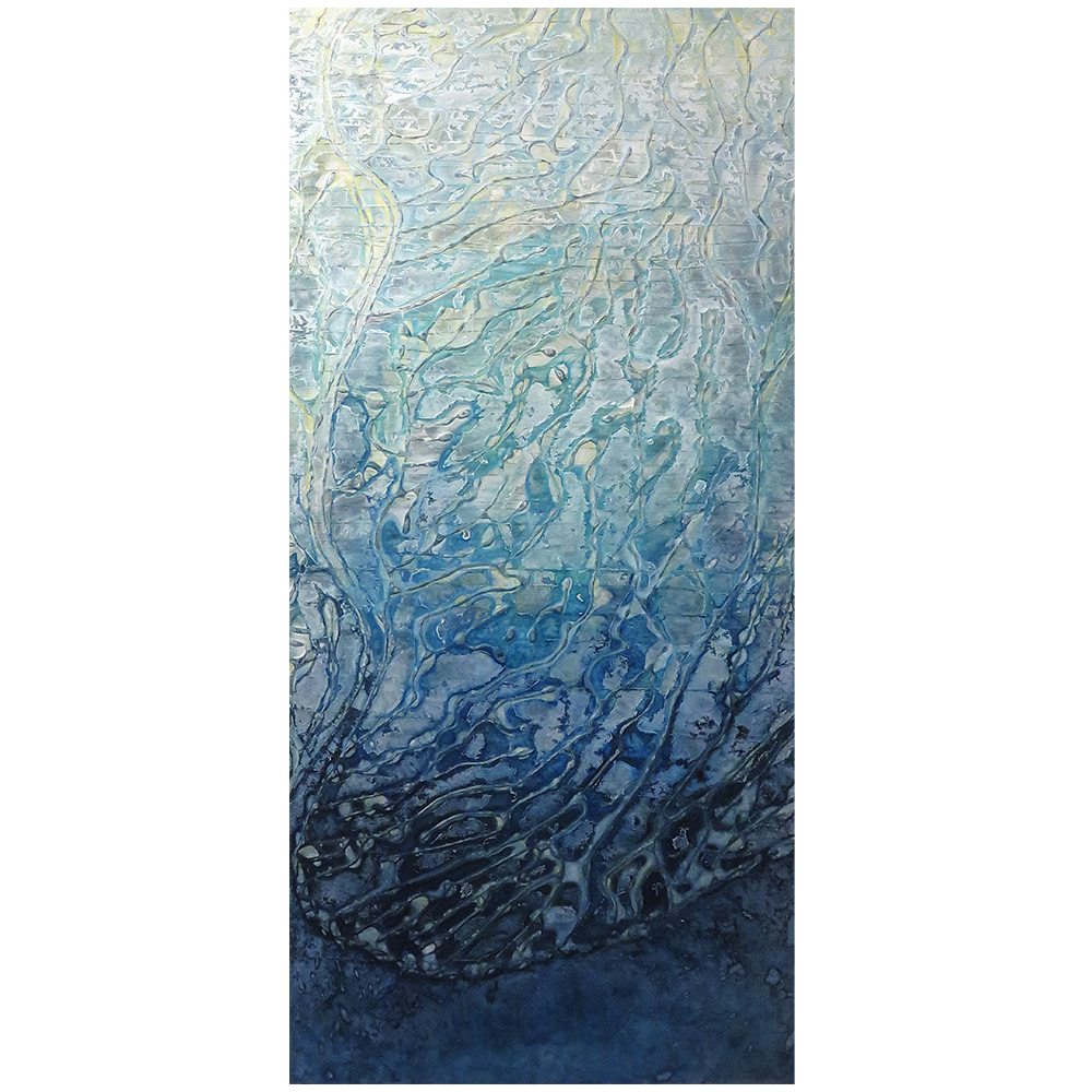 Tryptique II I  140x66 cm 2024 Tchivi
